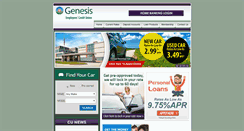Desktop Screenshot of genesisecu.com