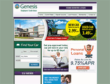 Tablet Screenshot of genesisecu.com